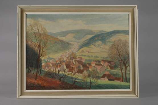 Alois Bergmann-Franken, Ansicht Leidersbach im Spessart - фото 3