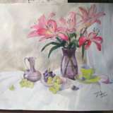 Design Painting “Lilies”, See description, Academism, Still life, 2020 - photo 1