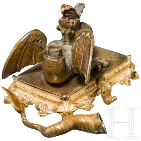 Außergewöhnliches Brule-Parfum mit einem Drachen, wohl Frankreich, 19. Jahrhundert - Foto 3