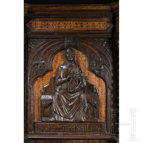 Italienischer Renaissancestuhl mit reichem Marketeriedekor, 15./19. Jahrhundert - фото 5