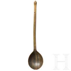 Rhinoceros horn sherbet spoon, Turkey, 18th century