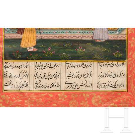 Miniatur aus dem Shahname, Nordindien, 2. Hälfte 19. Jahrhundert - photo 5