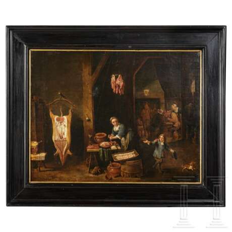 Altmeistergemälde - Die Wurstküche, Niederlande, 17. Jahrhundert - Foto 1