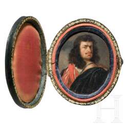 Gonzales Coques (Antwerpen 1614 - 1684) - Miniaturmalerei, wohl Portrait des Malers Van Dyke