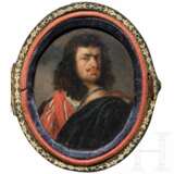 Gonzales Coques (Antwerpen 1614 - 1684) - Miniaturmalerei, wohl Portrait des Malers Van Dyke - photo 2
