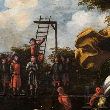 „Esther vor König Ahasveros“, flämisch, 17./18. Jahrhundert - фото 4