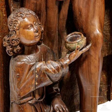Große Skulptur des heiligen Rochus, deutsch, 16. Jahrhundert - photo 5