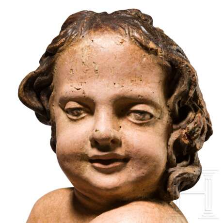 Farbig gefasster Putto, süddeutsch, um 1700 - photo 3