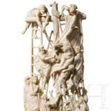 Eindrucksvolle große Elfenbeingruppe mit Darstellung der Kreuzabnahme Christi, Dieppe, 18. Jahrhundert - photo 3