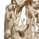 Eindrucksvolle große Elfenbeingruppe mit Darstellung der Kreuzabnahme Christi, Dieppe, 18. Jahrhundert - Foto 4