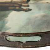 Feines klassizistisches Blechtablett mit feiner Malerei in der Art der Manufaktur Stobwasser, wohl England, 1. Hälfte 19. Jahrhundert - фото 3