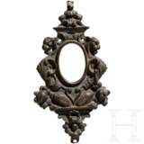 Bronzener Rahmen für eine Miniatur, Italien, 16./17. Jahrhundert - Foto 1