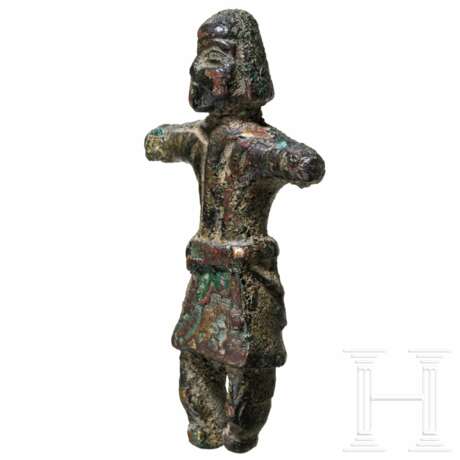 Seltene Bronzefigur eines sassanidischen Würdenträgers, Persien, 5. - 7. Jahrhundert - фото 3
