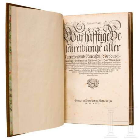 Sigmundt Feyerabend, "Thurnier-Buch", Frankfurt/M., 1578 - фото 1