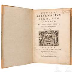Just the lips, &quot;Saturnalia Werke, Volume Two, that the Gladiators&quot;, Antwerpen, 1604