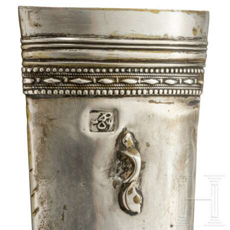 Kandschar mit silberner Scheide, osmanisch, um 1800 - photo 4