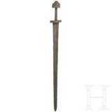 Wikingisches Schwert mit Silberdrahteinlagen, Nordeuropa, 10. Jahrhundert - Foto 1