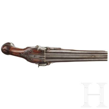 Doppelläufige Perkussionspistole, Frankreich, um 1780 - photo 3