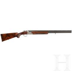 Over and under shotgun FN Browning B25, model Spezial-Jagd / D 4, luxury version in a leather case