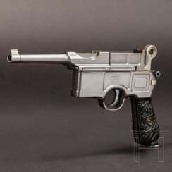 Mauser C 96 Bolo Large Ring Hammer, Standvisier, Sechslader