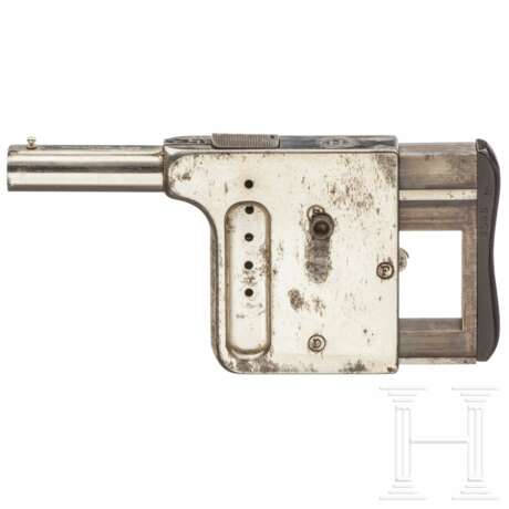 Gaulois-Handdruckpistole No. 1, St. Etienne, vernickelt - photo 1