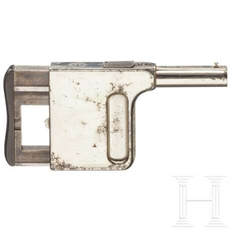 Gaulois-Handdruckpistole No. 1, St. Etienne, vernickelt - фото 2