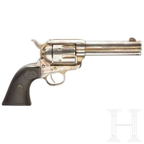 Colt Single Action Army 1873, versilbert, Frontier Six Shooter - Foto 2
