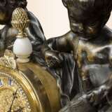 “ mantel clock with candelabras (2 PCs)” - photo 3