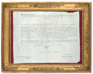 NAPOLÉON BONAPARTE (1769-1821) Lettre de grâce signée, accor...