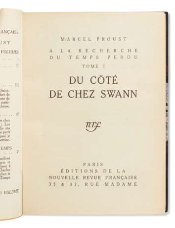 Proust, Marcel. PROUST, Marcel (1871-1922) À la Recherche du temps perdu Par... - photo 2