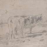 Thomas Herbst (Hamburg 1848 - Hamburg 1915). Zwei Kühe - Foto 1