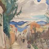 Ernst Huber (Wien 1895 - Wien 1960). Straße in Cuzco, Peru - Foto 1