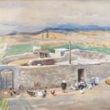 Ernst Huber (Wien 1895 - Wien 1960). Peruanischer Bauernhof bei Arequipa - Foto 1