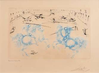 Salvador Dalí (Figueres 1904 - Figueres 1989). Combat des Cavaliers