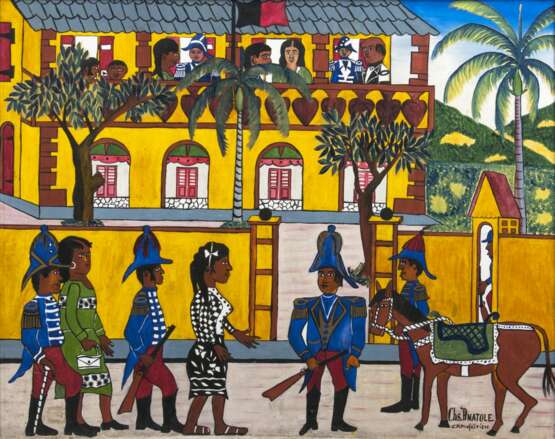 Charles Anatole (Jacmel 1922 - Cap-Haïtien 1979). Palastwache - Foto 1