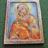 Icon “Mother of God Vladimirskaya Mother of God Vladimirskaya icon painted”, Wood, Tempera, Renaissance, Religious genre, 2020 - photo 3