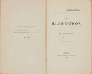 RIMBAUD, Arthur (1854-1891) Les Illuminations Notice par Pau...