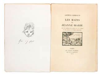 RIMBAUD, Arthur (1854-1891) Les Mains de Jeanne-Marie Avec u...