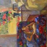 Peinture «Chambre d&#39;été», Toile sur le sous-châssis, Peinture à l'huile, Réalisme, Art de genre, 2020 - photo 3