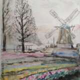 Windmill Voir la description Académisme Peinture de paysage 2020 - photo 1