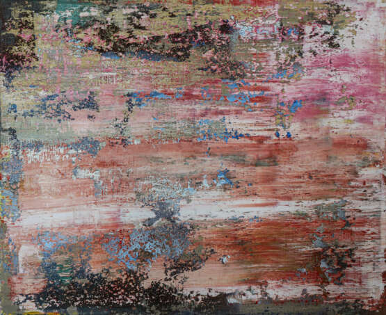 Gemälde „Jedes Mal schön“, Leinwand, Ölfarbe, Abstractionismus, Landschaftsmalerei, 2020 - Foto 1