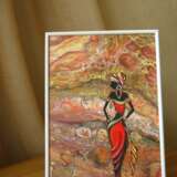 Африка Karton Acrylfarbe Mythologische Malerei Russland 2019 - Foto 2