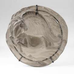 Ernst Fuchs (Wien 1930 - Wien 2015). Großes Glas-Relief 'Pegasus'