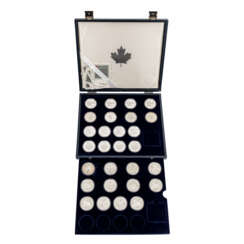 Kanada - Schatulle mit den offiziellen Gedenkmünzen,
