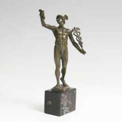 Rudolf Küchler (Wien 1867). Bronze-Figur 'Hermes'