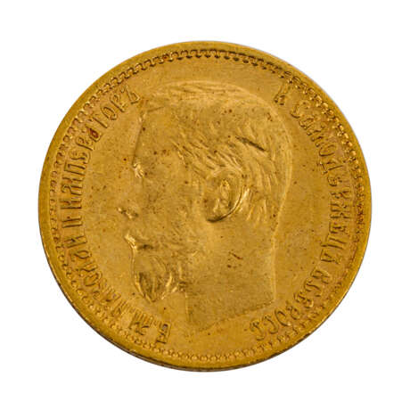 Russland/GOLD - 5 Rubel 1899 r Nikolaus II., - photo 1