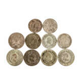 Altdeutschland - Konvolut von 10 Kleinmünzen in Silber, - Foto 1
