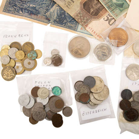Konvolut Münzen und Banknoten - Foto 2