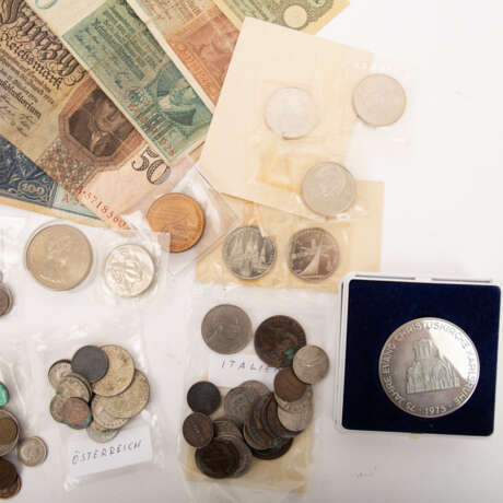 Konvolut Münzen und Banknoten - Foto 3