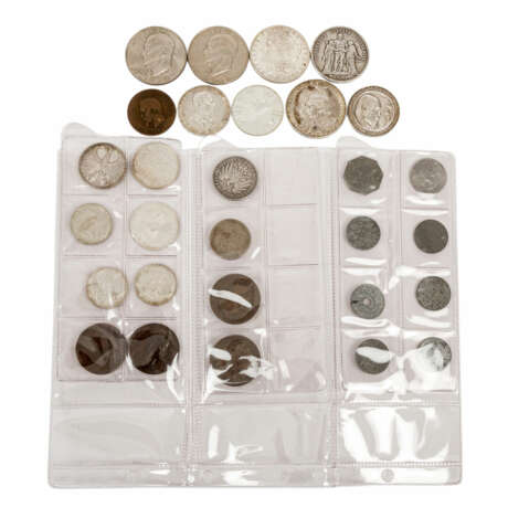 Konvolut Münzen mit unter anderem - Foto 1
